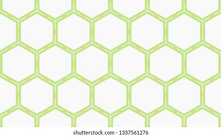 Vector illustration green geometric abstract background