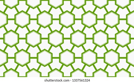 Vector illustration green geometric abstract background