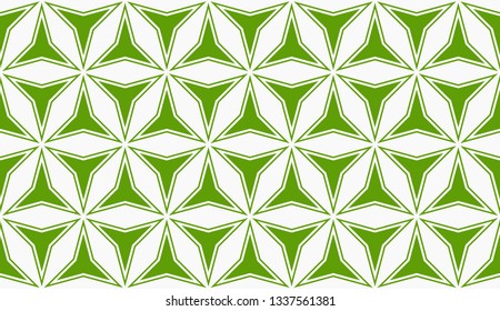 Vector illustration green geometric abstract background