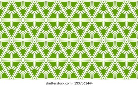 Vector illustration green geometric abstract background