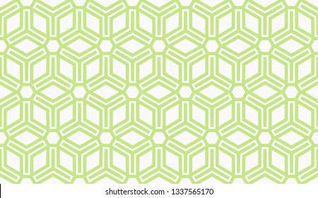 Vector illustration green geometric abstract background