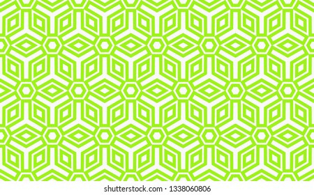 Vector illustration green geometric abstract background