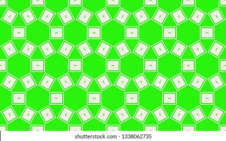 Vector illustration green geometric abstract background