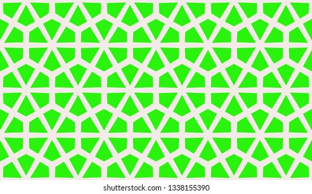 Vector illustration green geometric abstract background