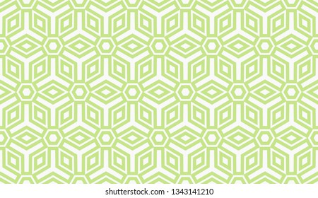 Vector illustration green geometric abstract background
