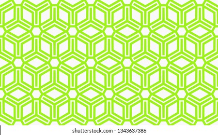 Vector illustration green geometric abstract background