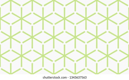 Vector illustration green geometric abstract background