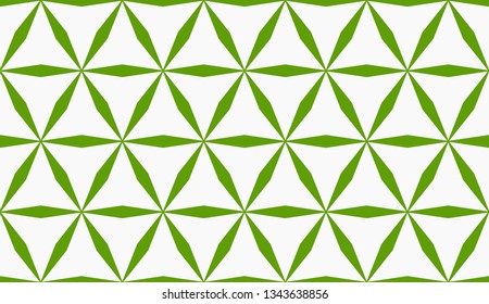 Vector illustration green geometric abstract background