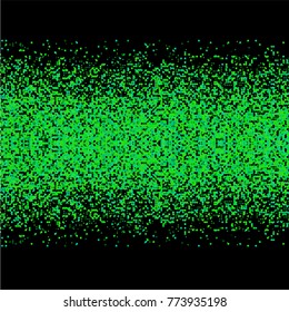 Vector illustration green glitter background for design greeting card, christmas poster or flyer.