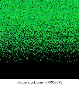 Vector illustration green glitter background for design greeting card, christmas poster or flyer.