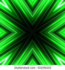 Vector illustration green glowing background for greeting card, postcard, business card or poster