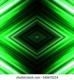 Vector illustration green glowing background for greeting card, postcard, business card or poster