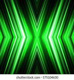 Vector illustration green glowing background for greeting card, postcard, business card or poster