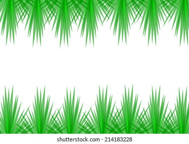 Vector illustration of green grass