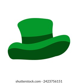 Vector illustration with green hat for St. Patrick’s Day