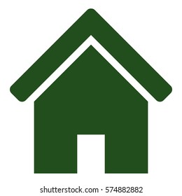 Vector Illustration of Green Home Icon

