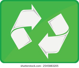 vector illustration green icon digital update button