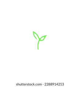  vector illustration of green leaves
