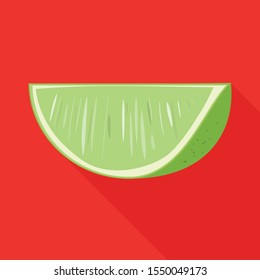 Vector illustration of green and lemon sign. Graphic of green and lime Stock symbol for web.
