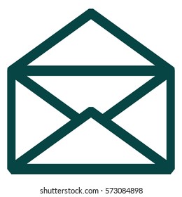 Vector Illustration of Green Mail Box Icon
