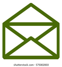 Vector Illustration of Green Mail Box Icon
