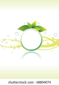 ilustración vectorial de fondo de naturaleza verde