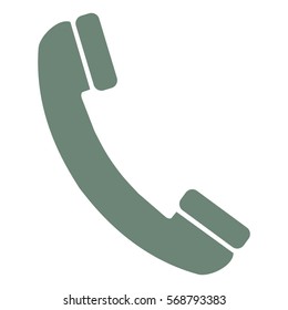 Vector Illustration of Green Phone Icon
