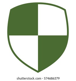 Vector Illustration of Green Shield Icon
