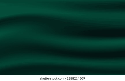 Ilustración vectorial de la seda verde