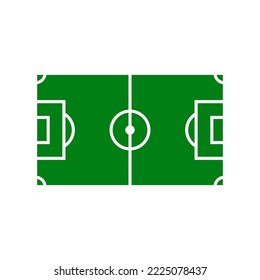 vector illustration of green soccer field suitable for any purpose