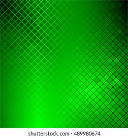 Vector illustration of Green squares. Abstract background.