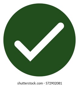 Vektorgrafik eines grünen Tick-Symbols
