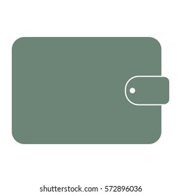 Vector Illustration of Green Wallet Icon
