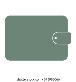 Vector Illustration of Green Wallet Icon
