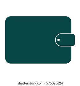 Vector Illustration of Green Wallet Icon
