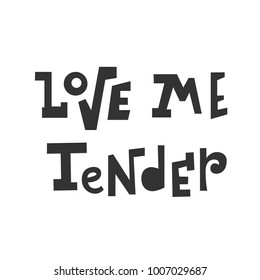 Vector illustration: a greeting card with cartoony hand drawn unique typography slogan for decoration, prints and posters. Design elements isolated on white background for Valentine's Day.