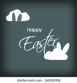 Vector illustration or greeting card design for Easter.