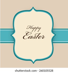 Vector illustration or greeting card design for Easter.