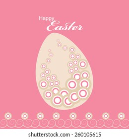 Vector illustration or greeting card design for Easter.