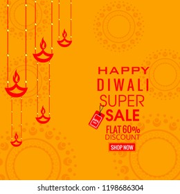Vector illustration or greeting card of Diwali festival with stylish beautiful oil lamp and Diwali elements,Diwali SALE, Diwali Special offer background. Vector illustration or greeting card of Diwali festival with stylish beautiful oil lamp and Diwali elements,Diwali SALE, Diwali Special offer background.