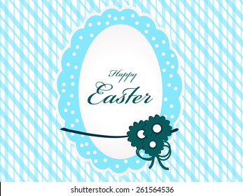 Vector illustration or greeting card for Easter.