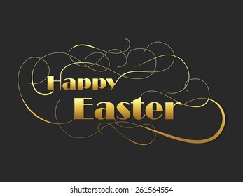 Vector illustration or greeting card for Easter.