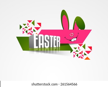 Vector illustration or greeting card for Easter.