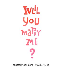 Vector illustration: a greeting card with hand drawn typography slogan with watercolor texture for decoration, prints and posters. Design elements isolated on white background for engagement.