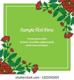 Vector illustration greeting card hello spring with various forms of flower frames hand drawn