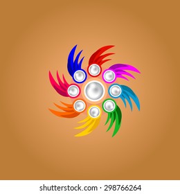 Vector Illustration or greeting card for Raksha Bandhan with beautiful decorative Rakhi.