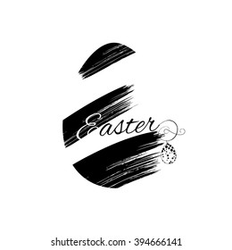 Vector illustration or greeting cards for happy easter.