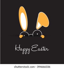 Vector illustration or greeting cards for happy easter.