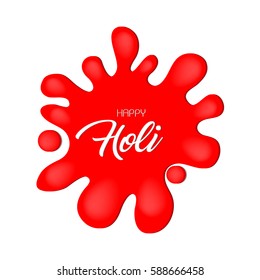 Vector illustration or greeting of colorful background for Indian festival Holi