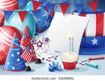 Vector illustration greeting sets.